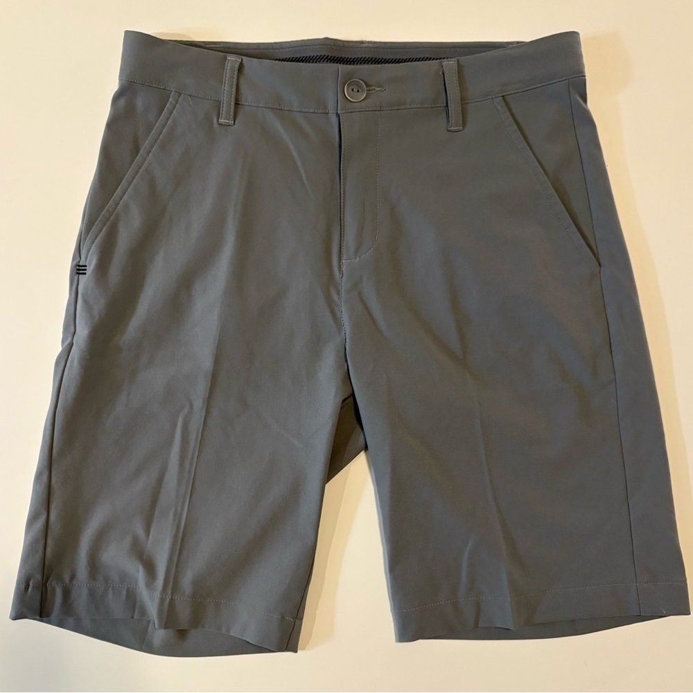 Adidas Boys Golf Shorts. Gray Boys M